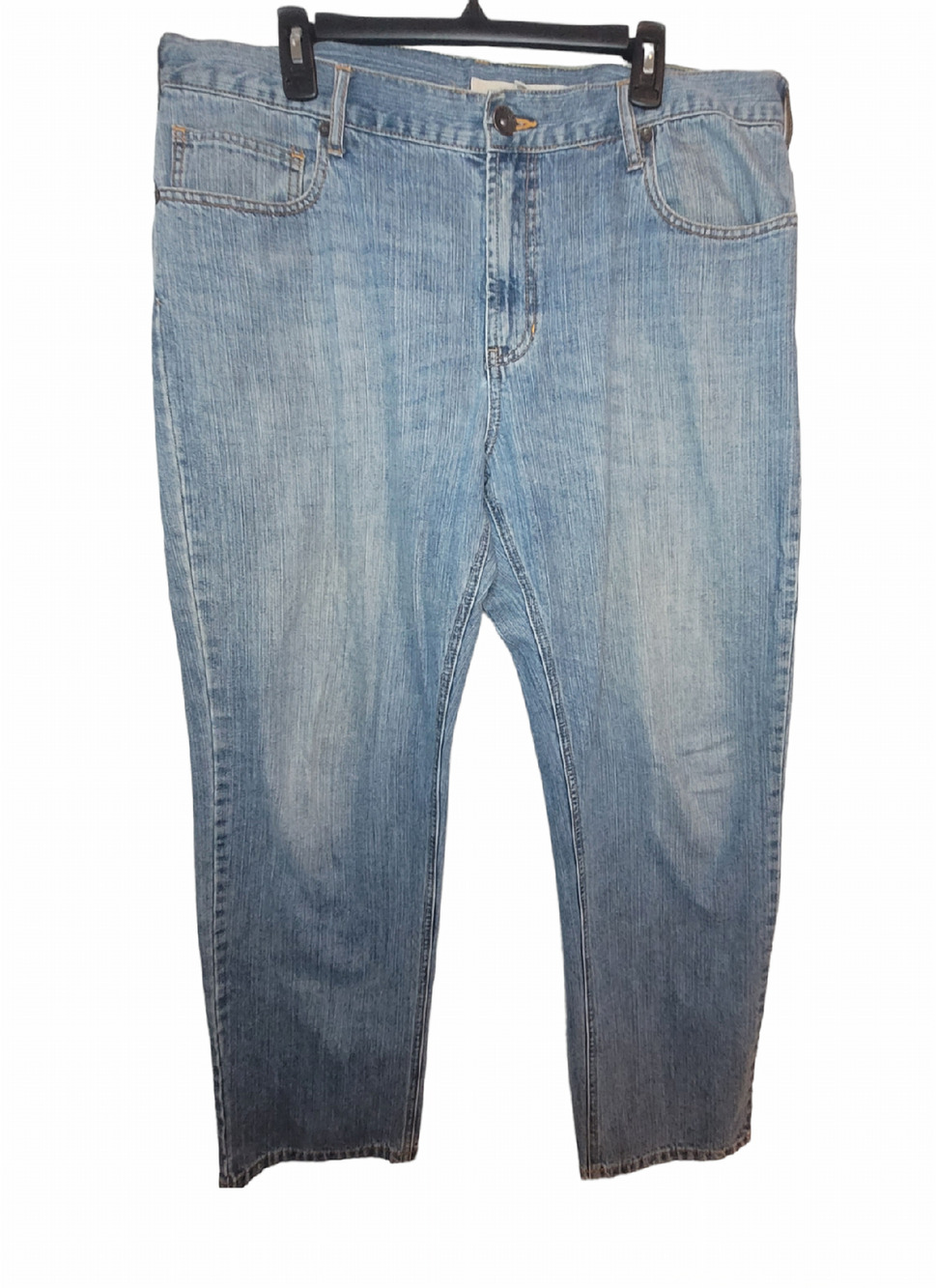 DKNY Brooklyn Jeans Mens Light Wash Blue Denim 38x32 Casual Workwear Streetwear
